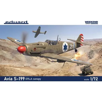 Plastikový model Avia S-199 ERLA překryt kokpitu (1:72) - 7472