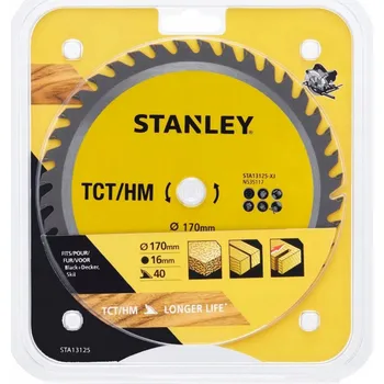 Pilový kotouč Pilový kotouč Stanley STA13125 170 x 16,0 mm x 40 zubů