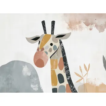 Plakát Plakát Žirafa Bambino bez rámu 100 x 75 cm