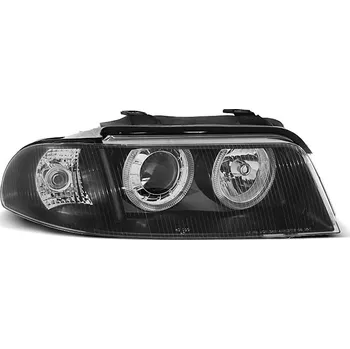 Přední světlomet TUNING-TEC Přední světla Audi A4 99-01 facelift Angel Eyes černé