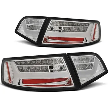 Zadní světlomet TUNING-TEC Zadní světla Audi A6 08-11 sedan chrom LED BAR SEQ
