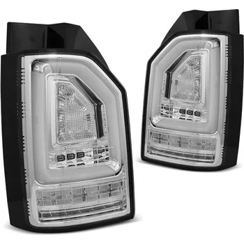 Zadní světlomet TUNING-TEC Zadní světla VW T6 2015+ zad.výklopné dveře - chrom/bílá LED BAR