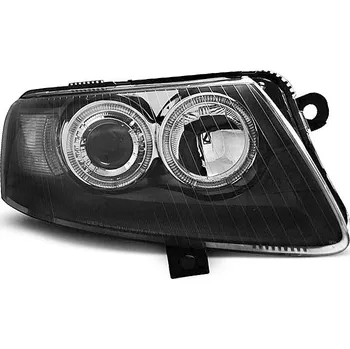 Přední světlomet TUNING-TEC Přední světla Audi A6 04-07 - černé Angel Eyes