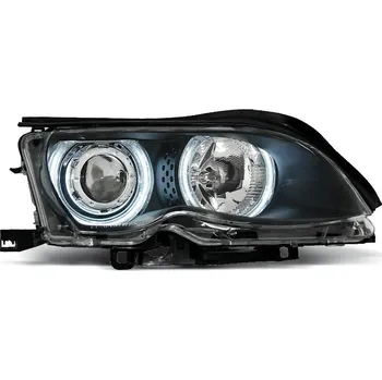 Přední světlomet TUNING-TEC Přední světla BMW E46 01-05 Angel Eyes CCFL - černé