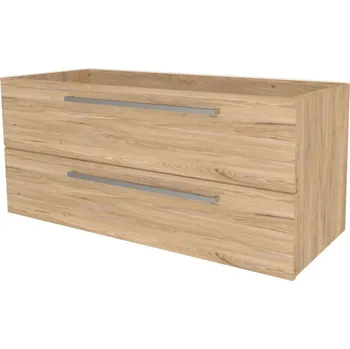 Koupelnový nábytek Bino, koupelnová skříňka 121 cm, Multidecor, Jasan horský