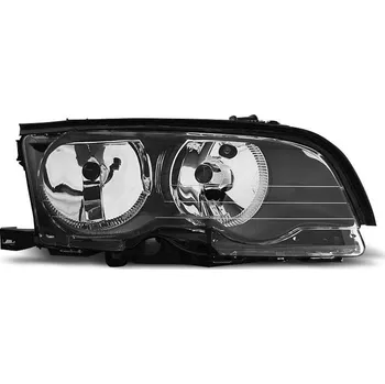 Osvětlení automobilu TUNING-TEC Přední světlo BMW E46 Coupe Cabrio 01-03 - černé PRAVÉ