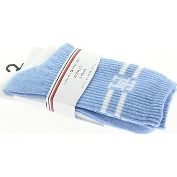 Dámské ponožky TOMMY HILFIGER Dámské modré ponožky 2 páry 701229864-2P-004 Velikost 39/42