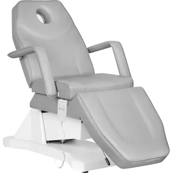 Pedikérské křeslo Elektrické kosmetické křeslo Sillon Soft 1 siln. šedá