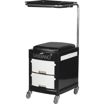 Pomocník na pedikúru - stolička na pedikúru 16 plus černá/bílá