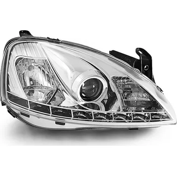 Přední světlomet TUNING-TEC Přední světla Opel Corsa C 01-06 - černé chrom