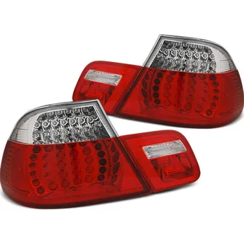 Zadní světlomet TUNING-TEC Zadní světla BMW E46 98-03 coupe - červené/bílé LED SEQ