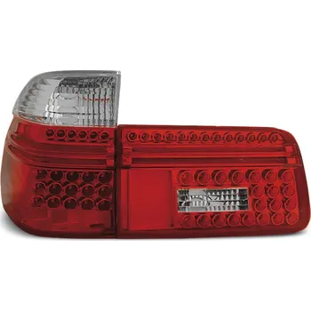 Zadní světlomet TUNING-TEC Zadní světla BMW E39 97-00 combi - krystal/červené LED