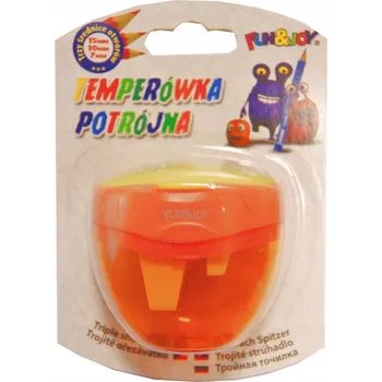 Ořezávátko Ořezávátko ruční, s nádobkou Fun&Joy oranžové