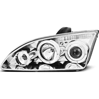 Přední světlomet TUNING-TEC Přední světla Ford Focus 05-08 Angel Eyes - chrom