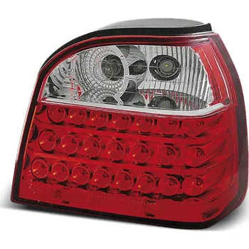 Zadní světlomet TUNING-TEC Zadní světla VW Golf III 92-98 - krystal/červené LED