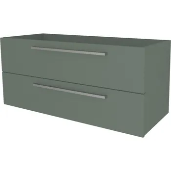 Koupelnový nábytek Bino, koupelnová skříňka 121 cm, Multidecor, Zelená Verde