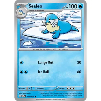 Sběratelská karetní hra Sealeon 044/191 - Surging Sparks Typ karty: Reverse Holo