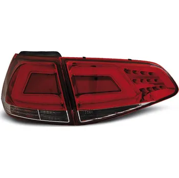 Zadní světlomet TUNING-TEC Zadní světla VW Golf VII 13- htb.- krystal/červené LED BAR
