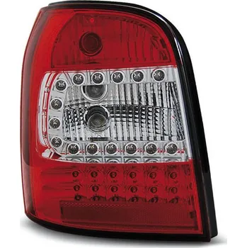 Zadní světlomet TUNING-TEC Zadní světla Audi A4 B5 Avant 95-01 červená/krystal LED