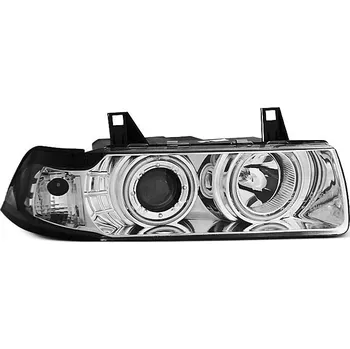 Přední světlomet TUNING-TEC Přední světla BMW E36 91-98 Angel Eyes - coupe, cabrio - chrom