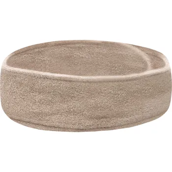 Opaska frotte beżowa