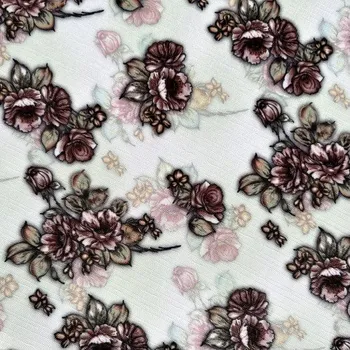 ubrus Ubrusy TC22-22 tmavé květy na světlých - čtverec 90 x 90 cm