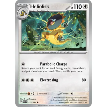 Karetní hra Heliolisk 155/191 - Surging Sparks Typ karty: Non-Holo