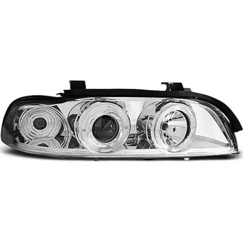Přední světlomet TUNING-TEC Přední světla BMW E39 95-03 Angel Eyes - chrom 6