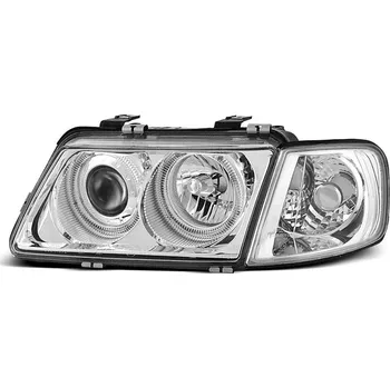 Přední světlomet TUNING-TEC Přední světla Audi A3 8L 96-00 Angel Eyes - chrom 1