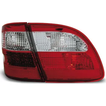 Zadní světlomet TUNING-TEC Zadní světla Mercedes Benz W211 Combi E-Klasse 02-06 - červené/krystal LED