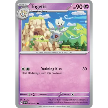 Karetní hra Togetic 071/191 - Surging Sparks Typ karty: Non-Holo