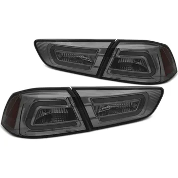 Zadní světlomet TUNING-TEC Zadní světla Mitsubishi Lancer 8 sedan 08-11 - kouřové LED BAR