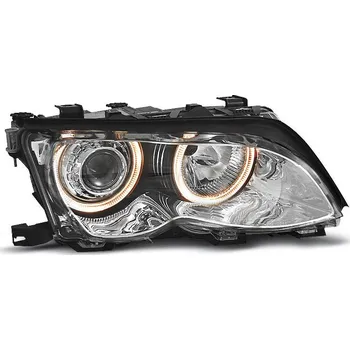 Přední světlomet TUNING-TEC Přední světla BMW E46 01-05 Angel Eyes - chrom