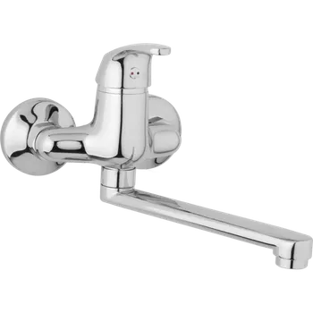 Vodovodní baterie JB Sanitary dřezová a umyvadlová baterie 100 mm SLIM A10 30 10, ramínko 300 mm, chrom