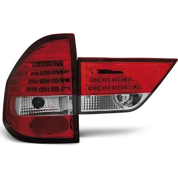 Zadní světlomet TUNING-TEC Zadní světla BMW X3 E83 04-06 - krystal/červené LED