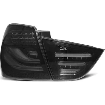 Zadní světlomet TUNING-TEC Zadní světla BMW E90 09-11 sedan - kouřové/černé LED BAR