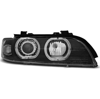 Přední světlomet TUNING-TEC Přední světla BMW E39 95-03 Angel Eyes - černé LED D2S / H7