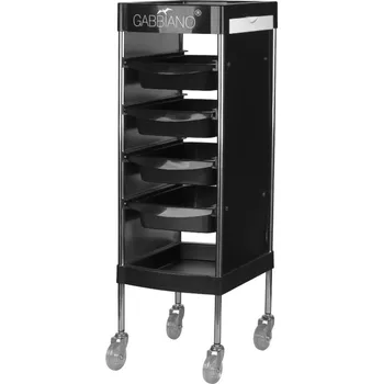 Kadeřnické křeslo Gabbiano kadeřnický asistent FX11-F černý