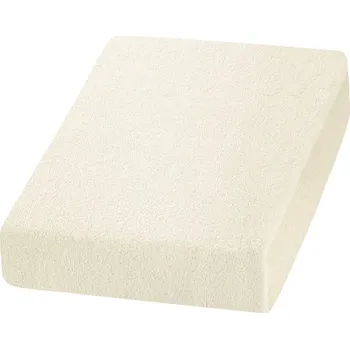 Prostěradlo Krémové froté prostěradlo