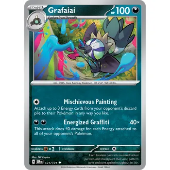 Karetní hra Grafaiai 121/191 - Surging Sparks Typ karty: Non-Holo