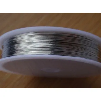 Korálek Drátek 0,6mm stříbrný