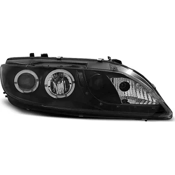 Přední světlomet TUNING-TEC Přední světla Mazda 6 02-07 Angel Eyes - černé