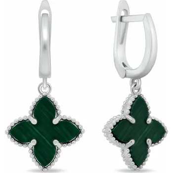 Náušnice Brilio Silver Stříbrné visací náušnice s květy EA1158WG + 2 měsíce na vrácení zboží