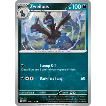 Karetní hra Zewilous 118/191 - Surging Sparks Typ karty: Non-Holo