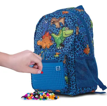 Dětský batoh PIXIE CREW dětský batoh DINO MODRÝ