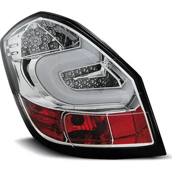 Zadní světlomet TUNING-TEC Zadní světla Škoda Fabia II 07- chrom LED BAR