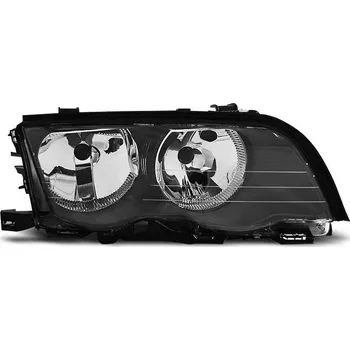 Přední světlomet TUNING-TEC Přední světlo BMW E46 Sedan Touring 98-01 - černé PRAVÉ