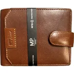 Marta Ponti kožená pánská peněženka s prošitím koňaková B120640R cognac