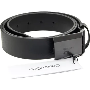 Oblečení a móda CALVIN KLEIN Pánský černý kožený pásek K50K512317-BEH-632 Velikost 115