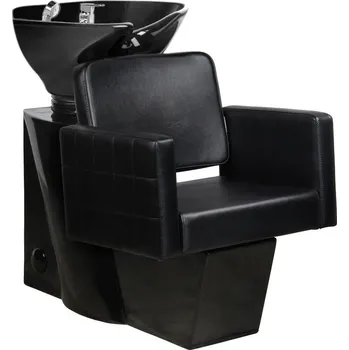 Kadeřnické křeslo Gabbiano Ankara černá/černá mísa kadeřnický mycí box